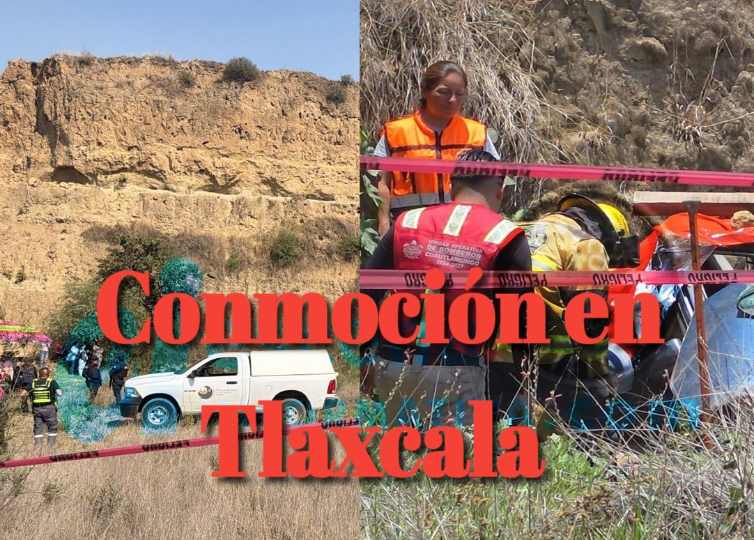 Conmoción por hallazgo de cuatro jóvenes tlaxcaltecas sin vida en barranca de Coronango, Puebla