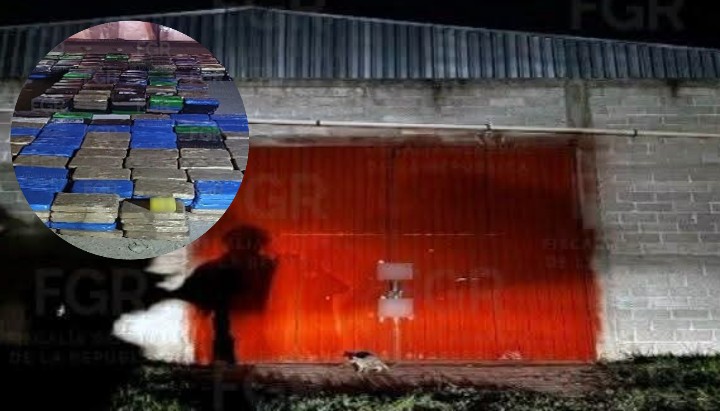 Aseguran casi una tonelada de cocaína y arsenal durante cateo, en Ixtacuixtla