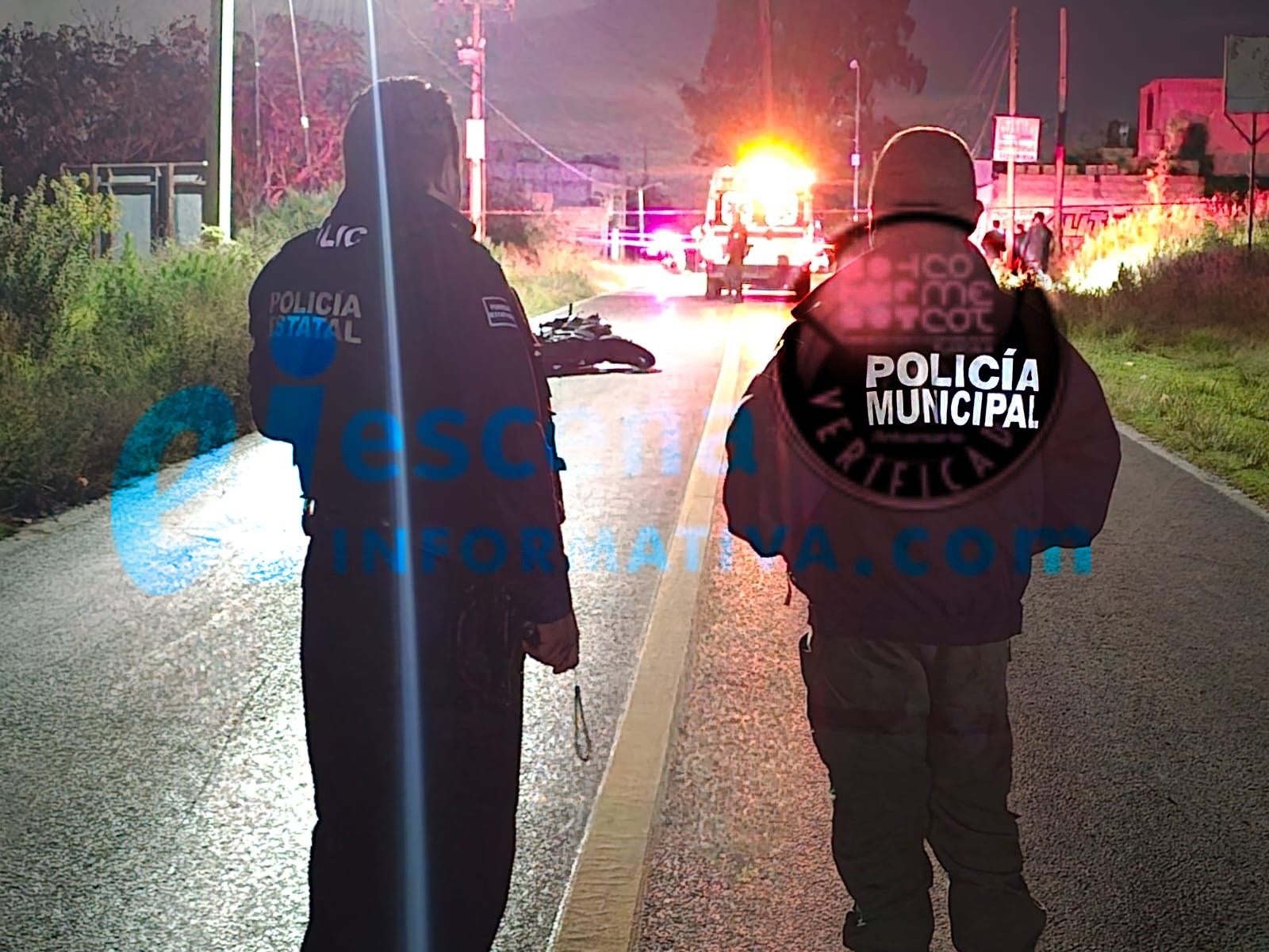 Motociclista muere tras embestir a un ciclista en Texoloc
